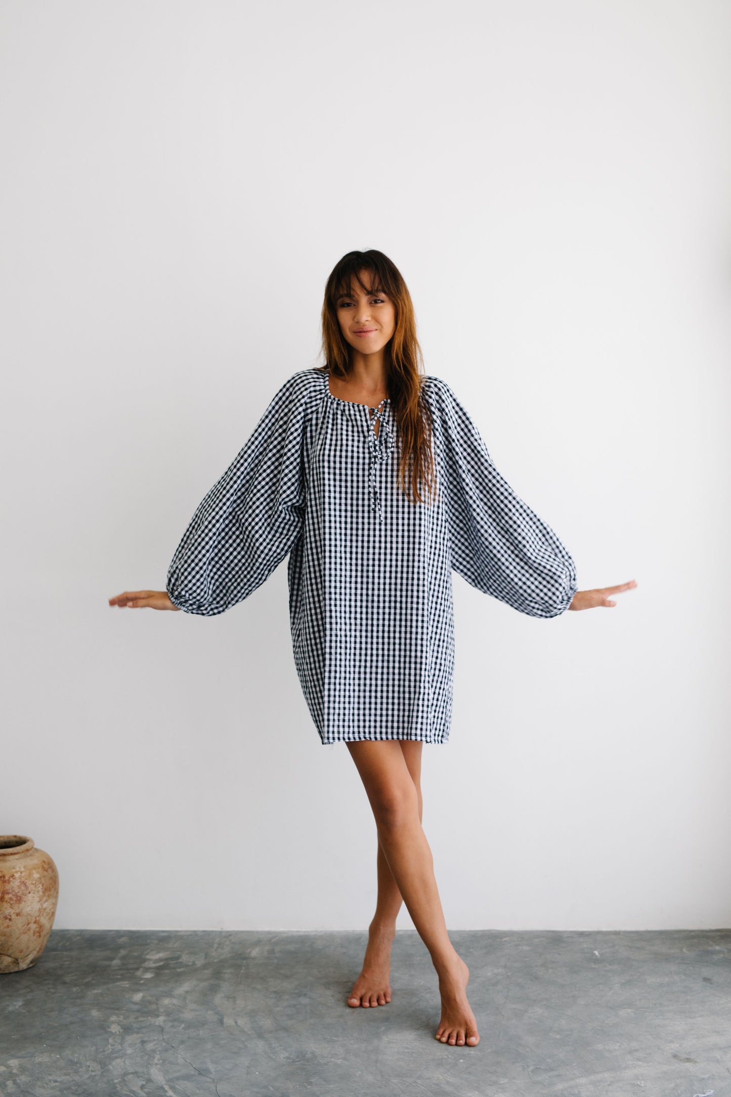 【 TBR】CASSIE DRESS GINGHAM