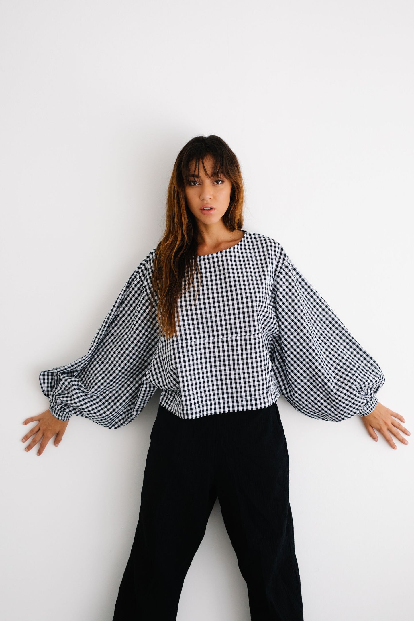 【TBR】 LALA TOP GINGHAM